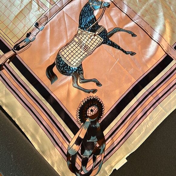 Pastel Equestrian Scarf - Picture 5 of 7